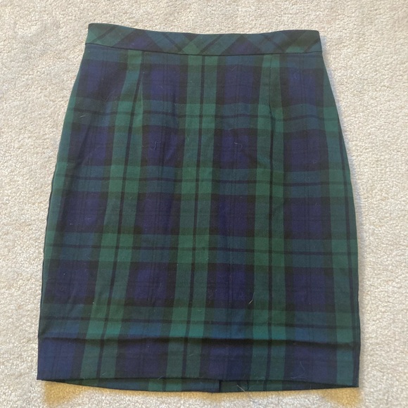 Jacob Green and Blue Tartan Miniskirt - Picture 1 of 4